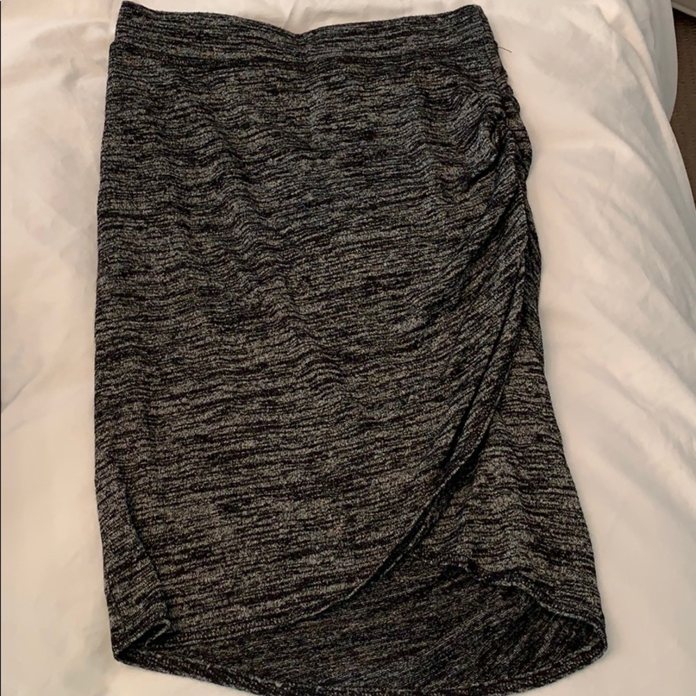 Heather Grey Bodycon Skirt